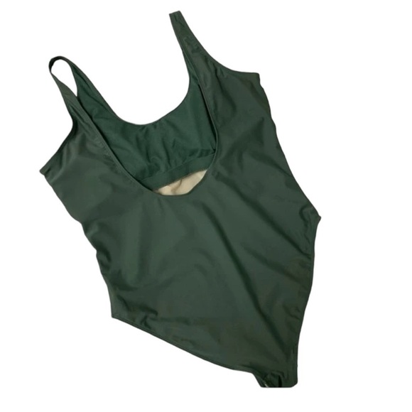 TALK TO THE PALM One Piece Green Swimsuit Bathing Suit Size XL - Picture 2 of 7